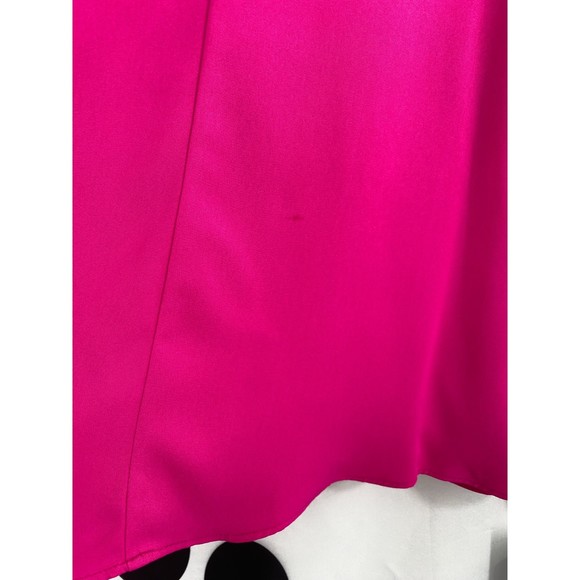 Rachel Roy NWT Rachel Kaylee Top Double V Neck Back Tie Long Sleeves Pink S New - Picture 9 of 10